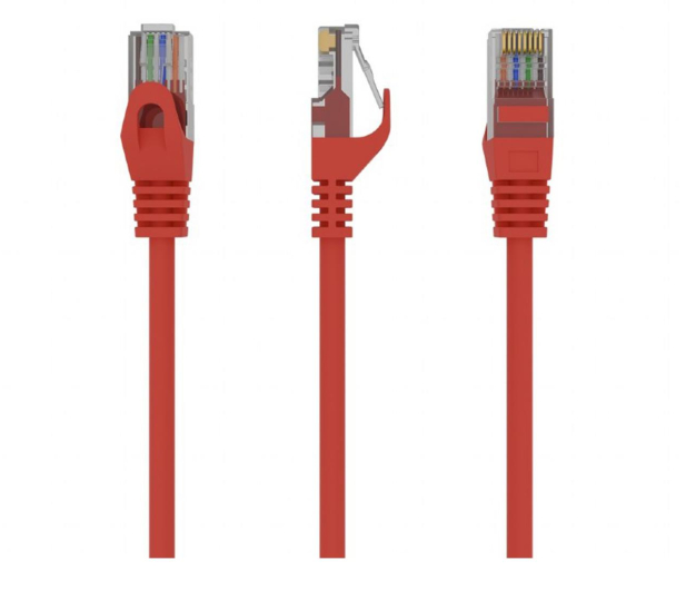 Gembird Patch cord kat.6, UTP, 1m, czerwony - 1351722 - zdjęcie